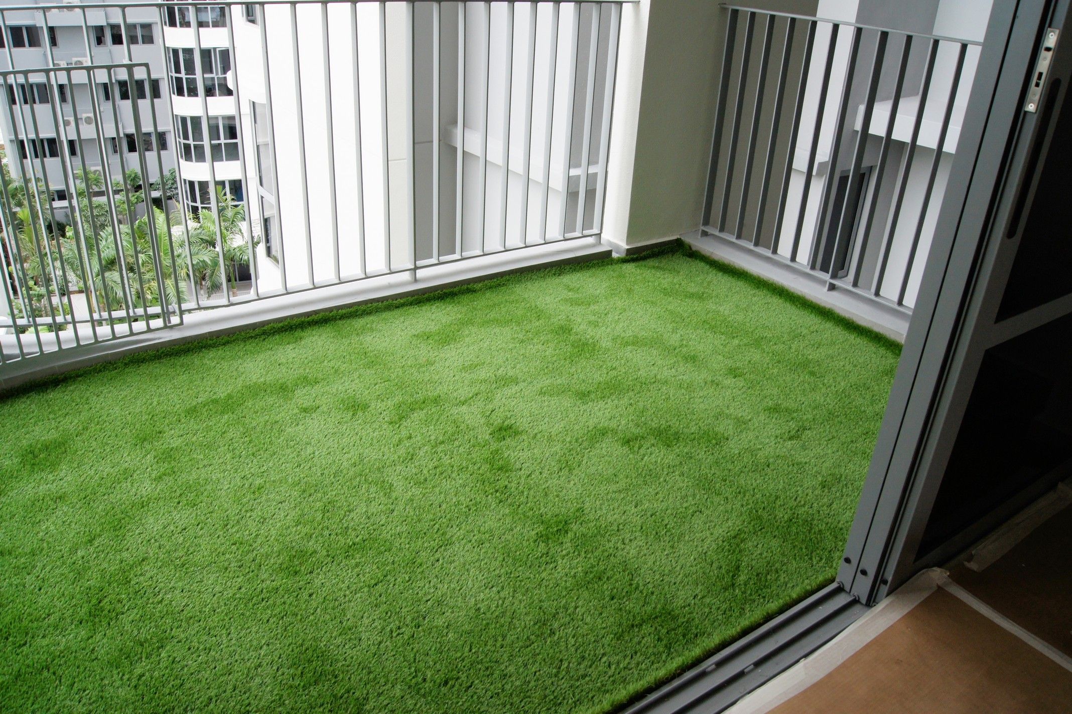 Balcony turf installation in Dallas in Dallas - Artificial Turf Installation of Dallas