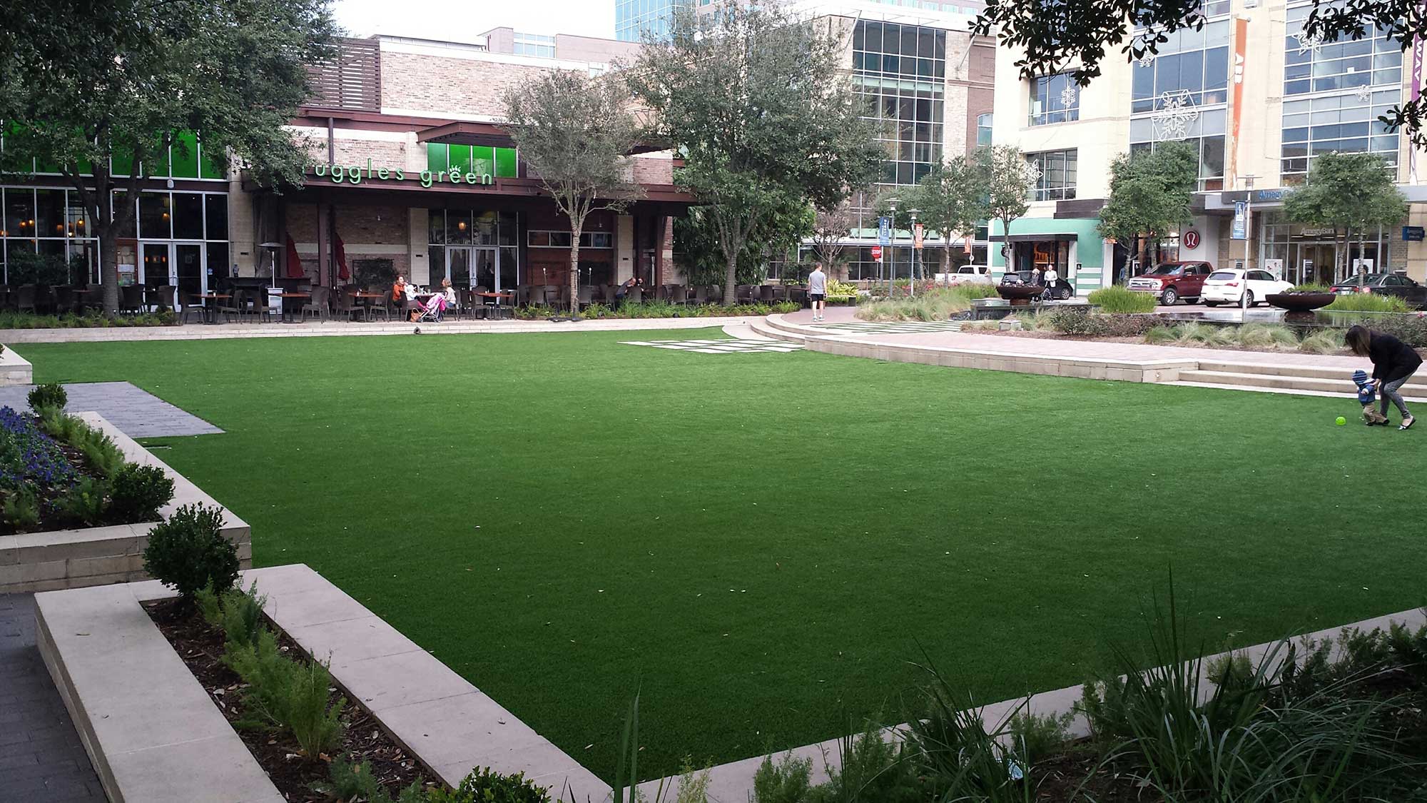 Commercial artificial turf installation in Dallas in Dallas - Artificial Turf Installation of Dallas