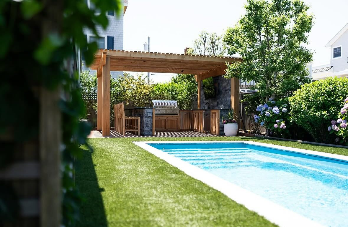 Poolside turf installation in Dallas in Dallas - Artificial Turf Installation of Dallas